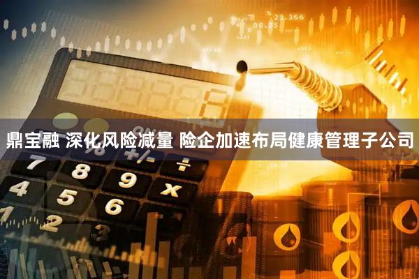 鼎宝融 深化风险减量 险企加速布局健康管理子公司
